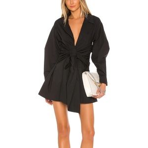 L’Academie The Draya Mini Dress in black